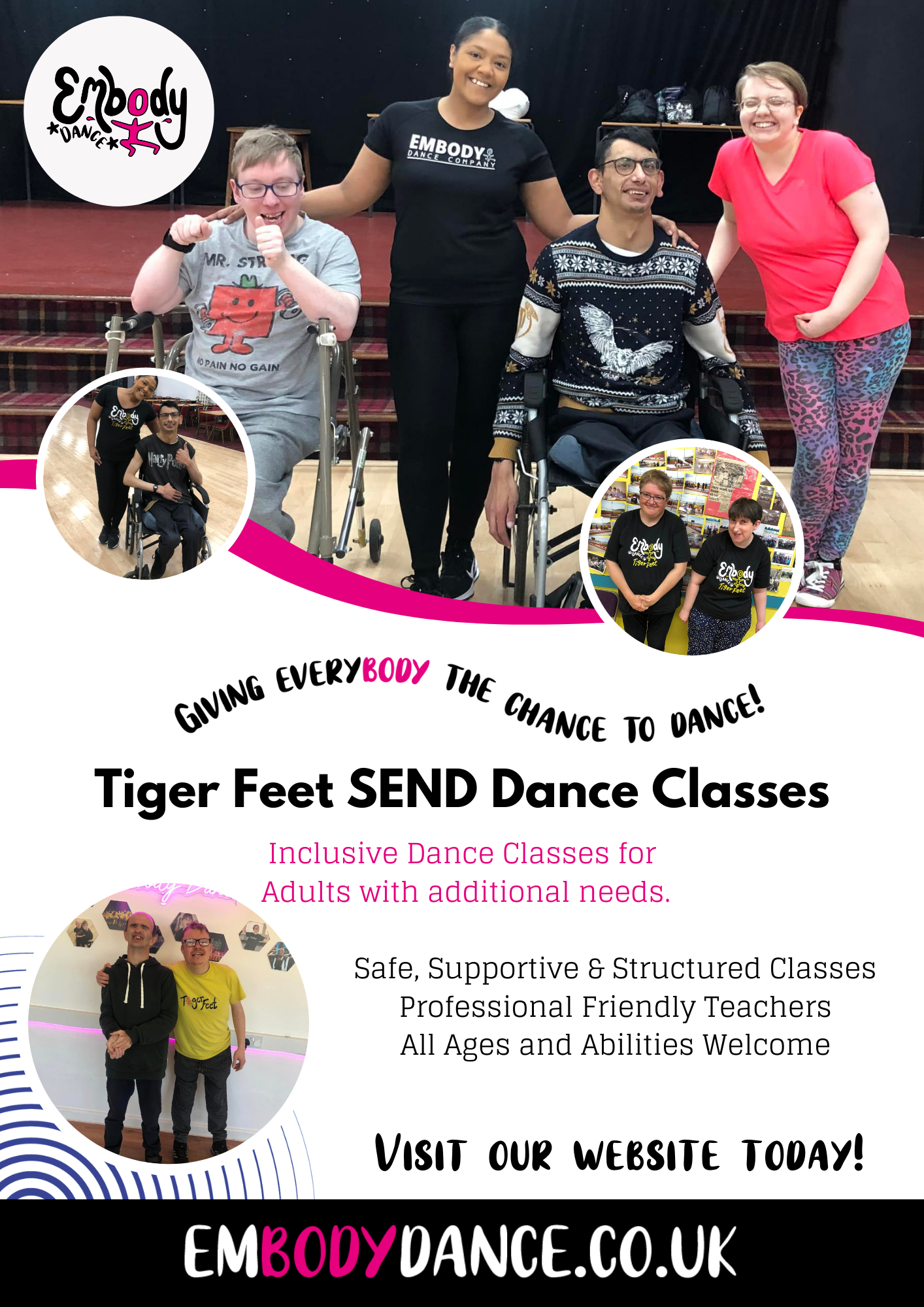 Tiger Feet SEND Dance Classes for Adults