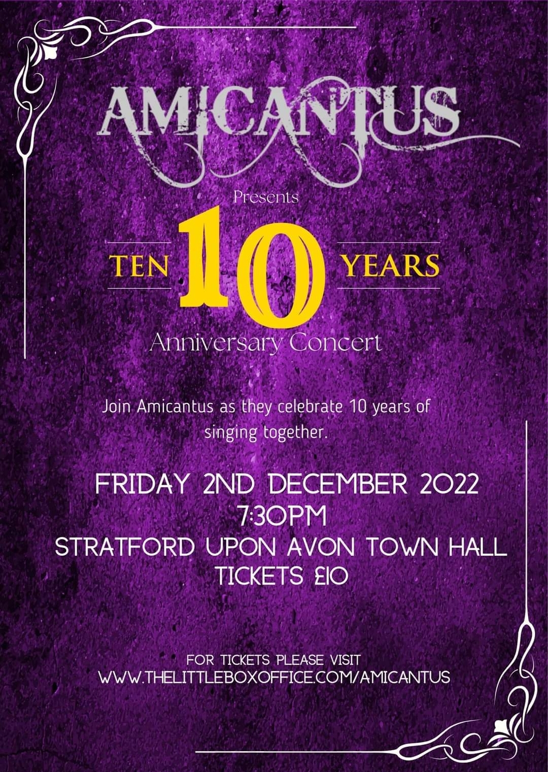 Amicantus 10 Year Anniversary Concert