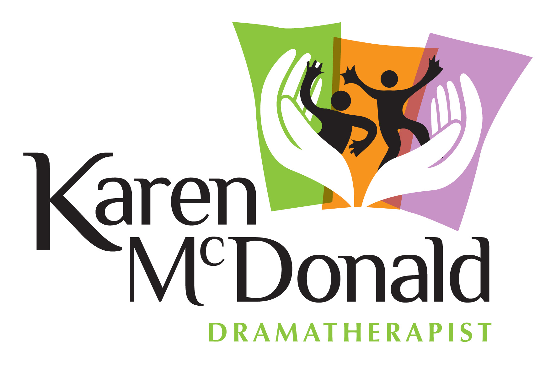 Arts Psychotherapy, Dramatherapy.  Karen McDonald. HCPC Registered. Logo